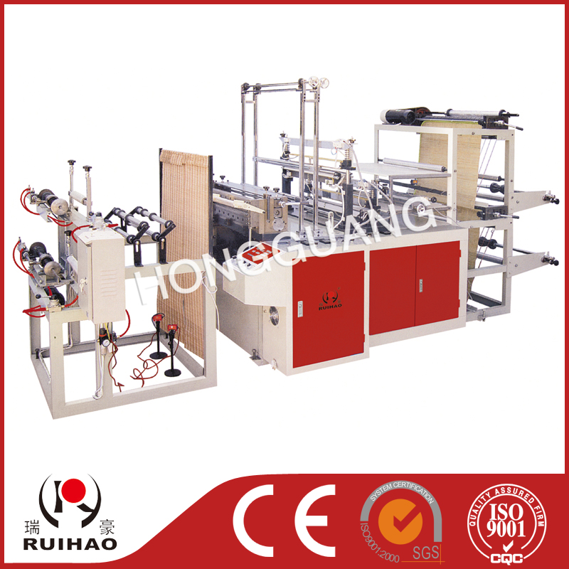DFL-500-800series computer cutting-off conitnuous-rolled bag-making machine